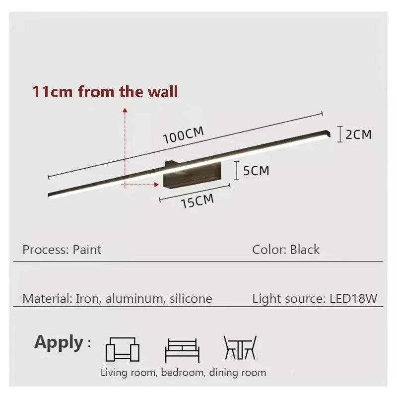 Myluminum Glint Mirror Front Lamp