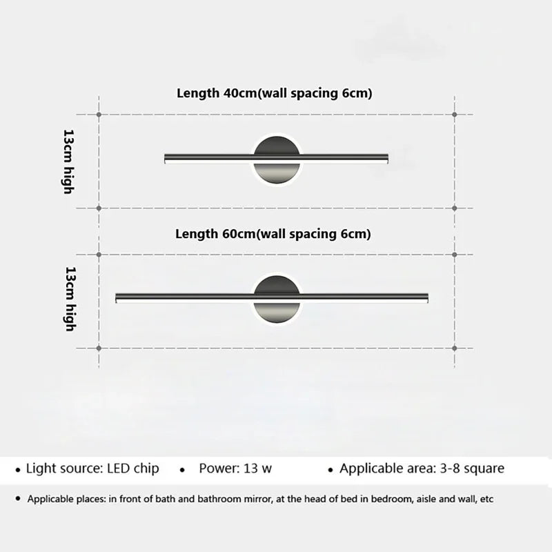 Myluminum Edge Mirror Light