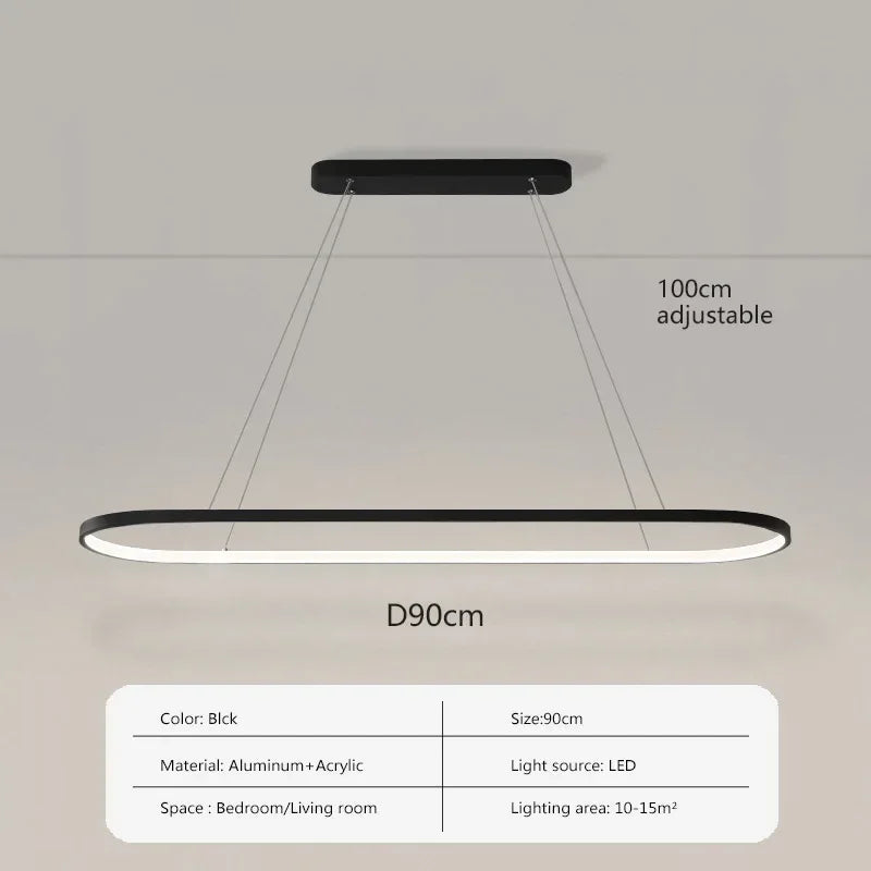 Myluminum EllipseGlow Pendant Light