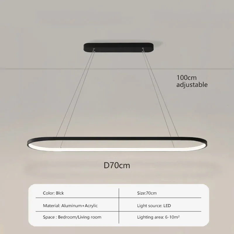 Myluminum EllipseGlow Pendant Light