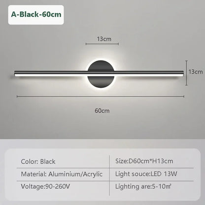 Myluminum Edge Mirror Light