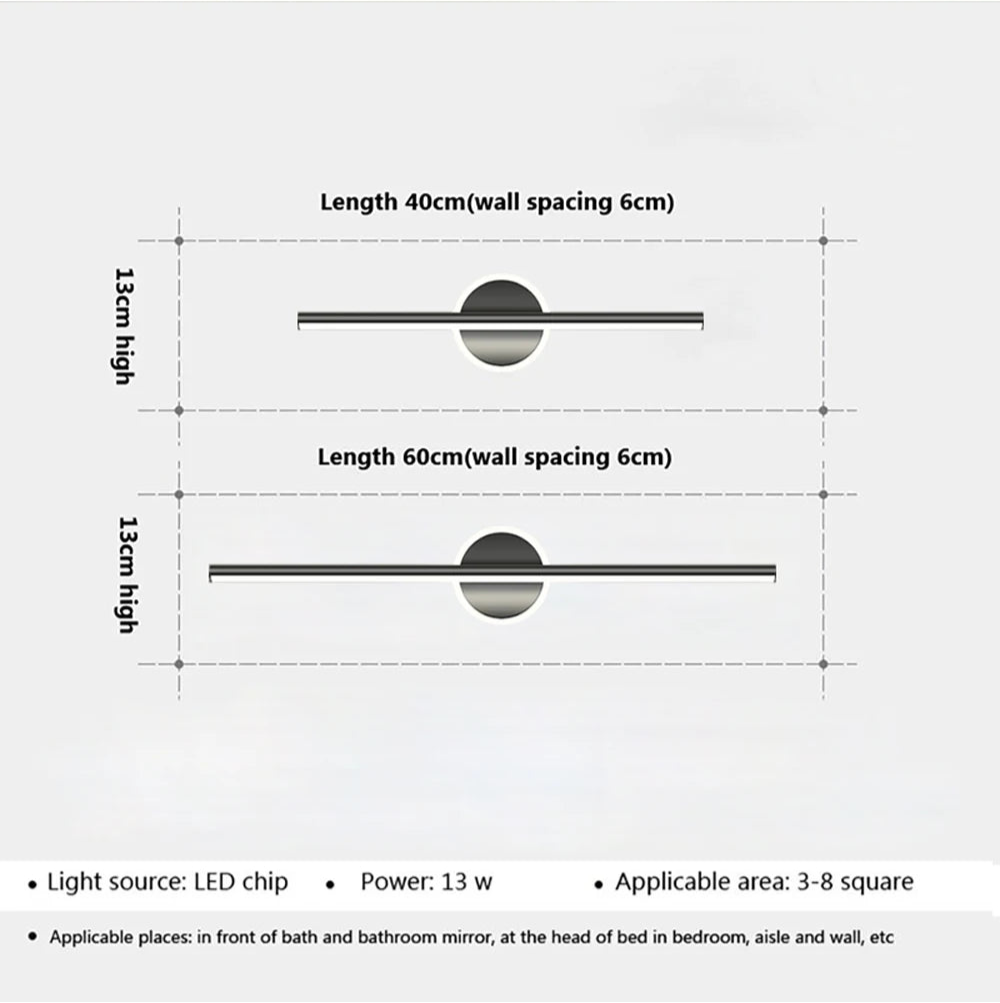 Myluminum Edge Mirror Light