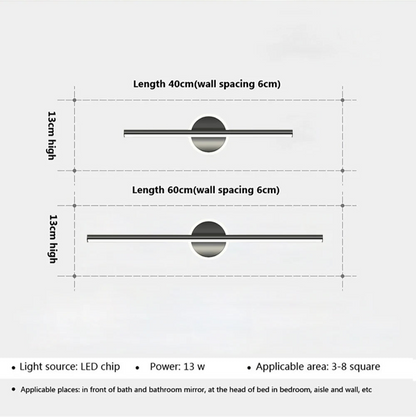 Myluminum Edge Mirror Light